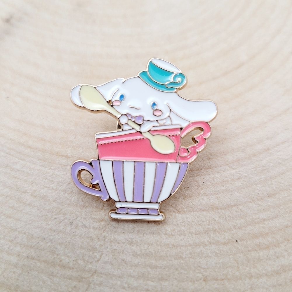 2/$20 Brand New Cinnamoroll Coffee Mugs Pin Brooch
